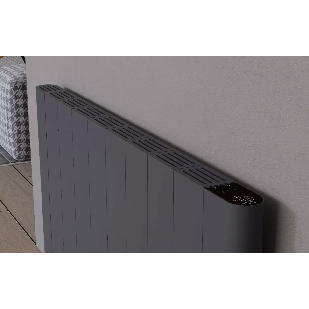 Електрически конвектор 2000W | 500x907 | Хоризонтален | Wi-Fi управление | Дигитален термостат | Антрацит