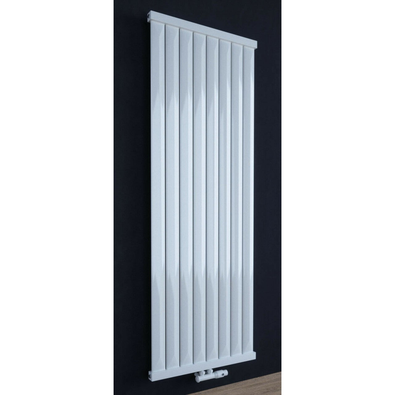 Панелен радиатор Radfin Diamond 1600x490 мм | Бял (RAL 9016) | Странично свързване