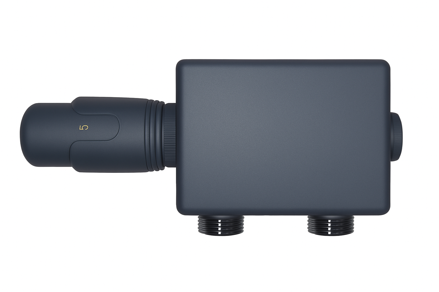 Универсален Multiblock 2, термостатен комплект за радиатор | Антрацит | Централен вход 50 мм